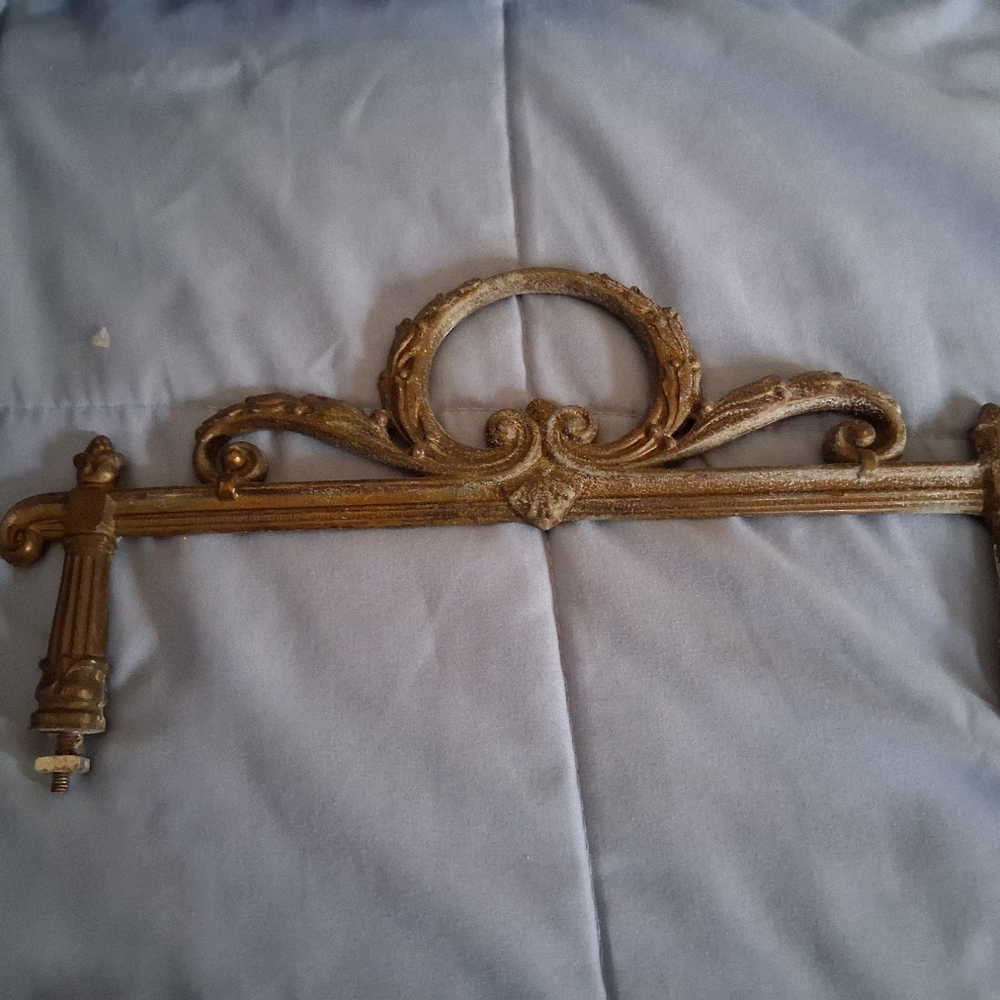 Vintage Gold Finish Address Or Other Hanger